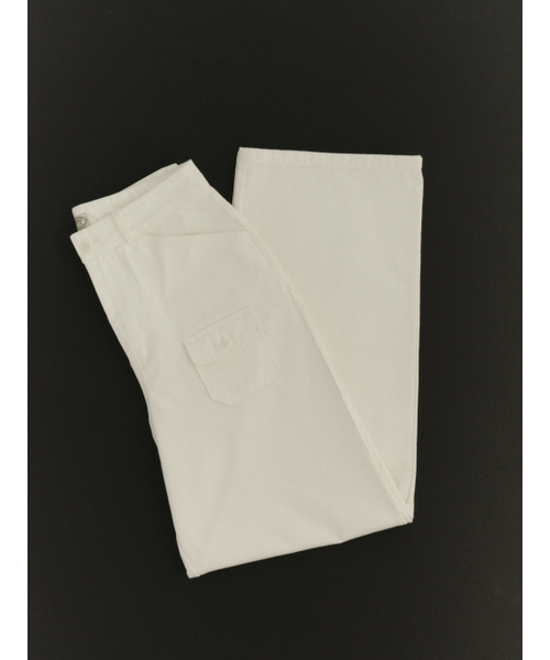 Yuje(ユジェ)の「WASHED COTTON PANTS (Off White,2size)(その他パンツ・レディース・その他・MEDIUM/SMALL)」の3枚目の写真