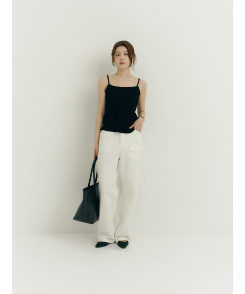 Yuje(ユジェ)の「WASHED COTTON PANTS (Off White,2size)(その他パンツ・レディース・その他・MEDIUM/SMALL)」の4枚目の写真