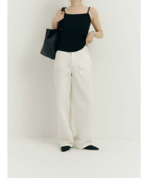 Yuje(ユジェ)の「WASHED COTTON PANTS (Off White,2size)(その他パンツ・レディース・その他・MEDIUM/SMALL)」の5枚目の写真