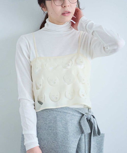 I am I in fact...(アイアムアイインファクト)の「TOLALA HI-NECK(Tシャツ/カットソー・レディース・ホワイト/ブラック/ブルー・FREE)」の9枚目の写真