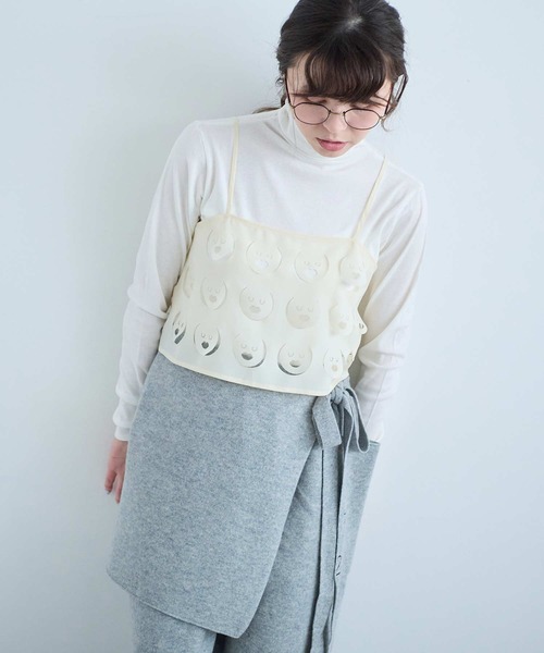 I am I in fact...(アイアムアイインファクト)の「TOLALA HI-NECK(Tシャツ/カットソー・レディース・ホワイト/ブラック/ブルー・FREE)」の10枚目の写真