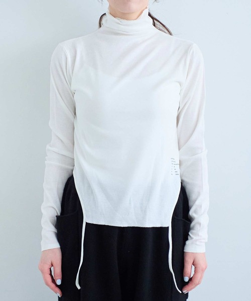 I am I in fact...(アイアムアイインファクト)の「TOLALA HI-NECK(Tシャツ/カットソー・レディース・ホワイト/ブラック/ブルー・FREE)」の20枚目の写真