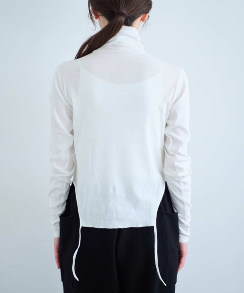 I am I in fact...(アイアムアイインファクト)の「TOLALA HI-NECK(Tシャツ/カットソー・レディース・ホワイト/ブラック/ブルー・FREE)」の22枚目の写真