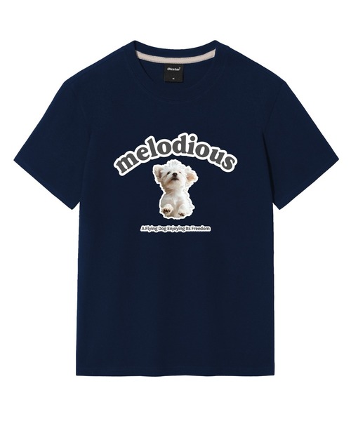 OKSTAR(オクスター)の「メロディウス・バンパルティ(Tシャツ/カットソー・レディース・グレー/ネイビー/ダークグリーン/ダークブルー/ブラック/ダークグレー/クリーム/ライトベージュ/ライトグレー/ホワイト/カーキ・SMALL/MEDIUM/LARGE/X-LARGE/2XL/3XL/4XL)」の10枚目の写真