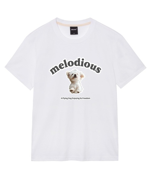 OKSTAR(オクスター)の「メロディウス・バンパルティ(Tシャツ/カットソー・レディース・グレー/ネイビー/ダークグリーン/ダークブルー/ブラック/ダークグレー/クリーム/ライトベージュ/ライトグレー/ホワイト/カーキ・SMALL/MEDIUM/LARGE/X-LARGE/2XL/3XL/4XL)」の1枚目の写真