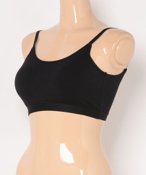 Lace Ladies(レースレディース)の「Vネック カップ付き キャミ ブラトップ インナー(タンクトップ・レディース・ホワイト/ブラック/グリーン/ピンク・M/L/XL)」の5枚目の写真