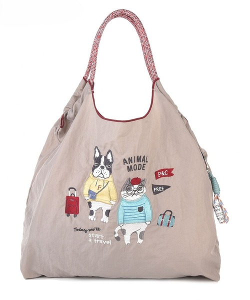 BACKYARD FAMILY(バックヤードファミリー)の「撥水加工 刺繍ワッシャーバッグ パラコードバッグ(トートバッグ・レディース・グリーン/グレー系その他・FREE)」の18枚目の写真
