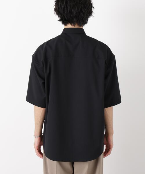 NANO universe（ナノユニバース）の「｢OtoNANO｣Reflax(R) ドライオックスシャツ半袖/吸水速乾(セットアップ可)（シャツ/ブラウス・メンズ・ベージュ/ブラック/カーキ・M/L）」の12枚目の写真