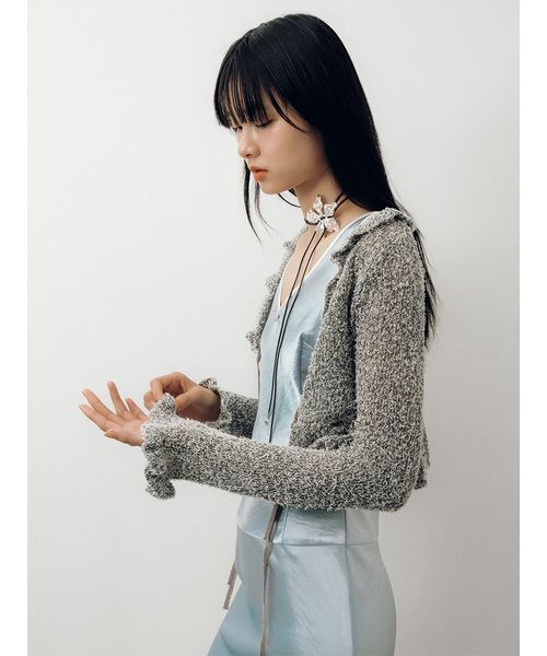 LILY BROWN(リリーブラウン)の「サテンタイトワンピース(ワンピース・レディース・ライトブルー/ピンク/ブラック・F)」の9枚目の写真