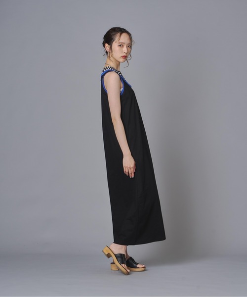 terrace(テラス)の「ボーダーレイヤードマキシワンピース(ワンピース・レディース・ブラウン/ブラック・FREE)」の16枚目の写真