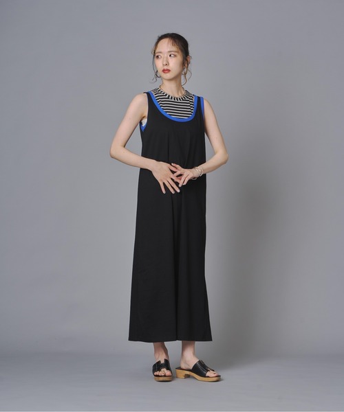terrace(テラス)の「ボーダーレイヤードマキシワンピース(ワンピース・レディース・ブラウン/ブラック・FREE)」の20枚目の写真
