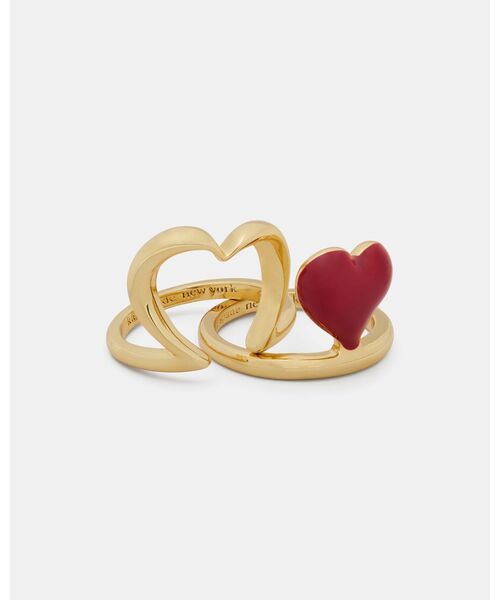 kate spade new york(ケイトスペード ニューヨーク)の「アムール リング(リング・レディース・レッド・6)」の2枚目の写真