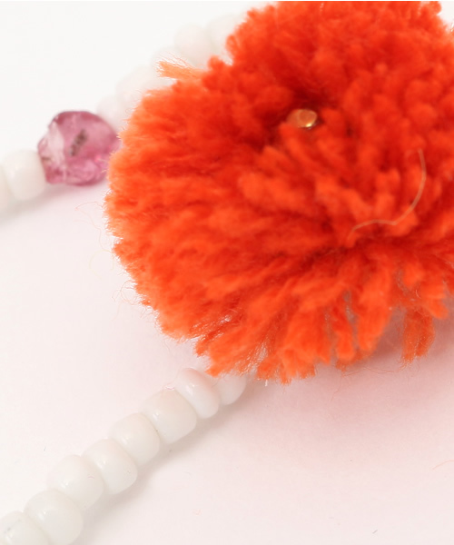 チャイハネ（チャイハネ）の「【チャイハネ】ポンポンブレスレット＆ネックレス / カチューム（ネックレス・レディース・カラフル/ブルー/マルチ・FREE）」の21枚目の写真