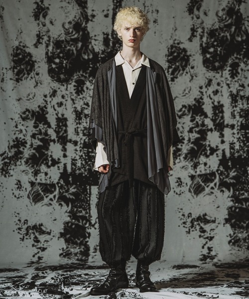 NO ID.（ノーアイディ）の「【NO ID.】Kimono Wrap Gown / キモノ ラップガウン（シャツ/ブラウス・メンズ・ブラック/グレー/その他23・ONE SIZE）」の13枚目の写真