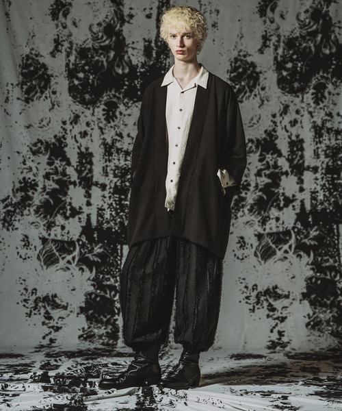 NO ID.（ノーアイディ）の「【NO ID.】Kimono Wrap Gown / キモノ ラップガウン（シャツ/ブラウス・メンズ・ブラック/グレー/その他23・ONE SIZE）」の15枚目の写真