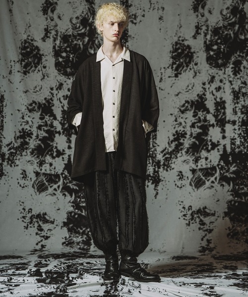 NO ID.（ノーアイディ）の「【NO ID.】Kimono Wrap Gown / キモノ ラップガウン（シャツ/ブラウス・メンズ・ブラック/グレー/その他23・ONE SIZE）」の16枚目の写真