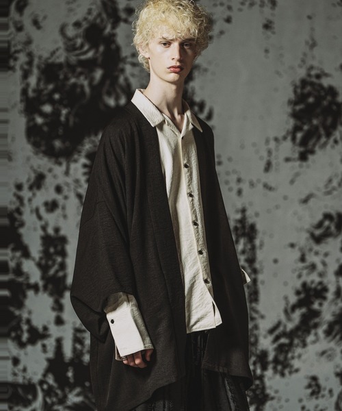 NO ID.（ノーアイディ）の「【NO ID.】Kimono Wrap Gown / キモノ ラップガウン（シャツ/ブラウス・メンズ・ブラック/グレー/その他23・ONE SIZE）」の17枚目の写真