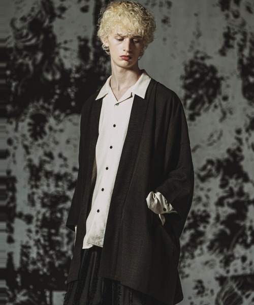 NO ID.（ノーアイディ）の「【NO ID.】Kimono Wrap Gown / キモノ ラップガウン（シャツ/ブラウス・メンズ・ブラック/グレー/その他23・ONE SIZE）」の18枚目の写真