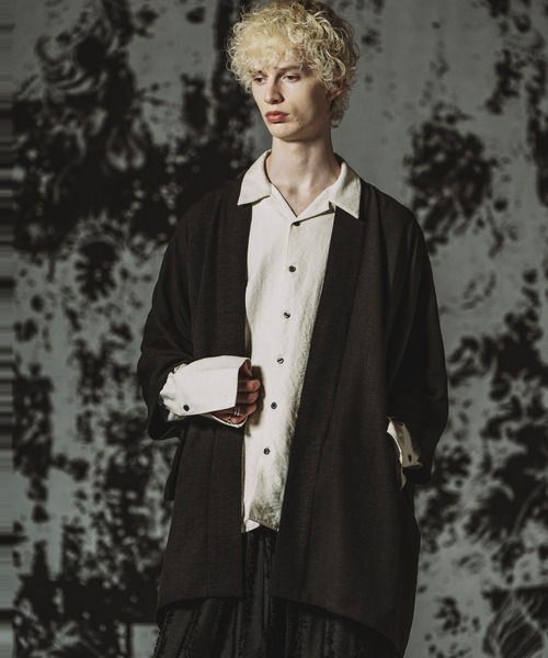 NO ID.（ノーアイディ）の「【NO ID.】Kimono Wrap Gown / キモノ ラップガウン（シャツ/ブラウス・メンズ・ブラック/グレー/その他23・ONE SIZE）」の11枚目の写真