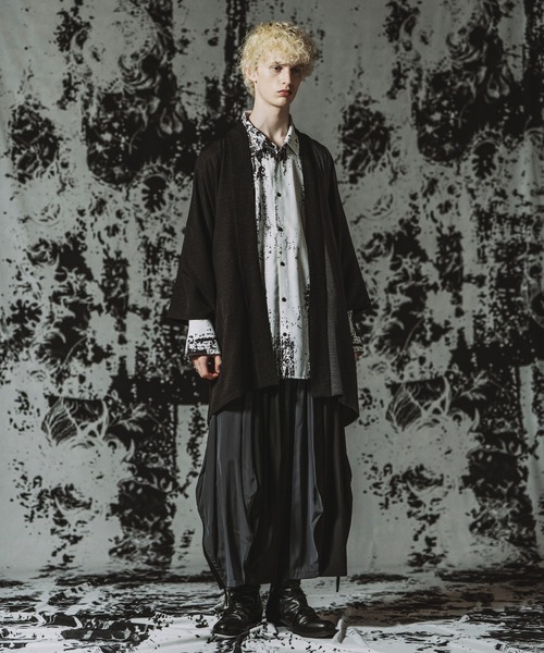 NO ID.（ノーアイディ）の「【NO ID.】Kimono Wrap Gown / キモノ ラップガウン（シャツ/ブラウス・メンズ・ブラック/グレー/その他23・ONE SIZE）」の8枚目の写真