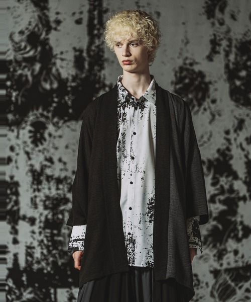 NO ID.（ノーアイディ）の「【NO ID.】Kimono Wrap Gown / キモノ ラップガウン（シャツ/ブラウス・メンズ・ブラック/グレー/その他23・ONE SIZE）」の22枚目の写真