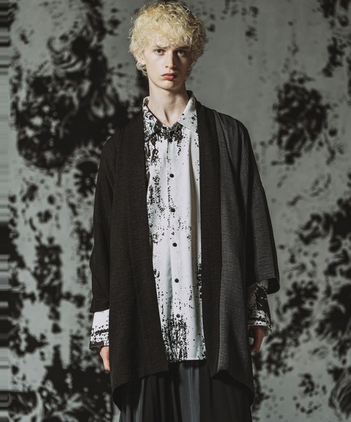 NO ID.（ノーアイディ）の「【NO ID.】Kimono Wrap Gown / キモノ ラップガウン（シャツ/ブラウス・メンズ・ブラック/グレー/その他23・ONE SIZE）」の21枚目の写真
