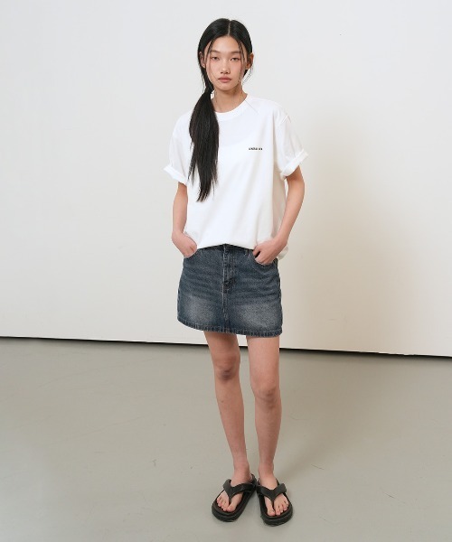 GENERAL IDEA(ジェネラルアイデア)の「【GENERAL IDEA】COOL ロゴ入り半袖Tシャツ / COOL LOGO SHORT SLEEVE T-SHIRT(Tシャツ/カットソー・レディース・ブラック/ホワイト・M/S/L)」の6枚目の写真