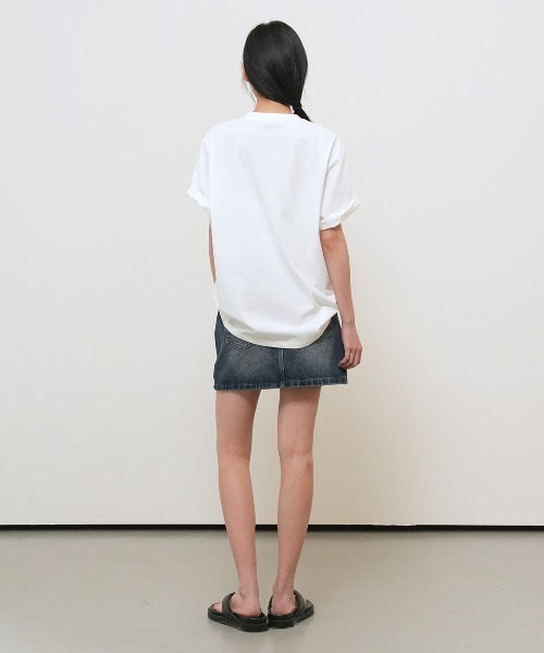 GENERAL IDEA(ジェネラルアイデア)の「【GENERAL IDEA】COOL ロゴ入り半袖Tシャツ / COOL LOGO SHORT SLEEVE T-SHIRT(Tシャツ/カットソー・レディース・ブラック/ホワイト・M/S/L)」の7枚目の写真