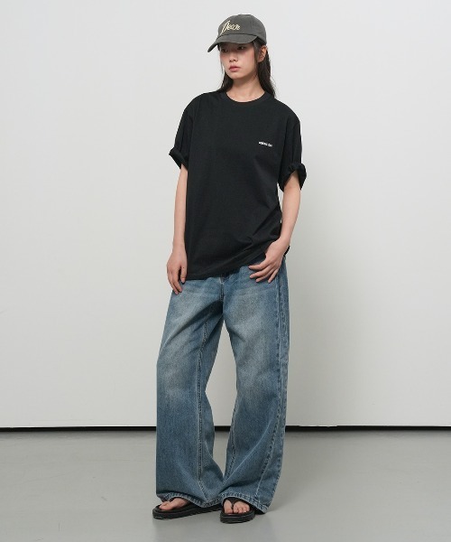 GENERAL IDEA(ジェネラルアイデア)の「【GENERAL IDEA】COOL ロゴ入り半袖Tシャツ / COOL LOGO SHORT SLEEVE T-SHIRT(Tシャツ/カットソー・レディース・ブラック/ホワイト・M/S/L)」の11枚目の写真