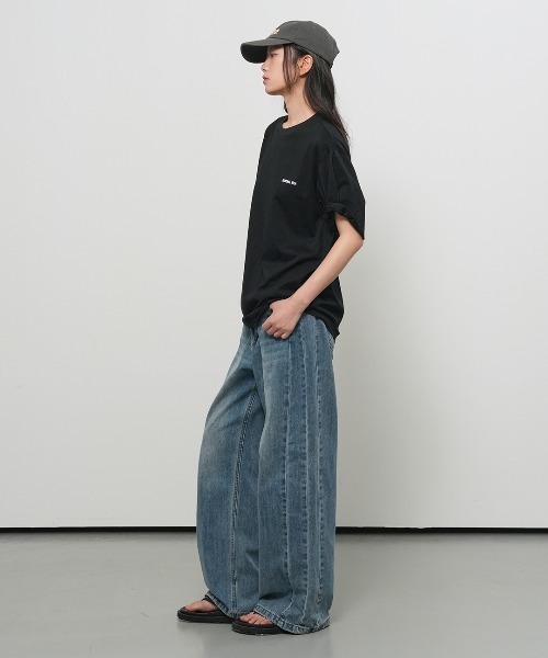 GENERAL IDEA(ジェネラルアイデア)の「【GENERAL IDEA】COOL ロゴ入り半袖Tシャツ / COOL LOGO SHORT SLEEVE T-SHIRT(Tシャツ/カットソー・レディース・ブラック/ホワイト・M/S/L)」の12枚目の写真