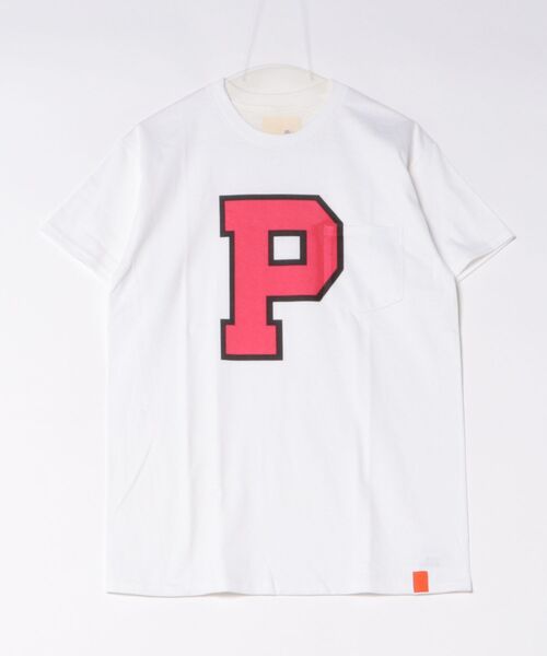 TonyTaizsun（トニータイズサン）の「【TonyTaizsun/トニータイズサン】P IS YOURS POCKET TEE　ポケット　Tシャツ（Tシャツ/カットソー・メンズ・ネイビー/ホワイト・LARGE/MEDIUM）」の5枚目の写真
