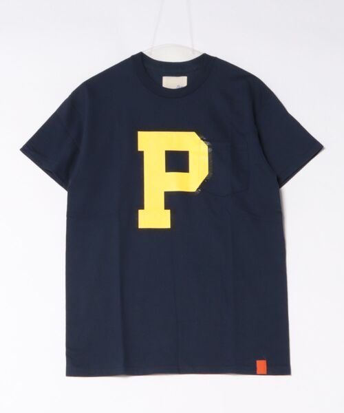 TonyTaizsun（トニータイズサン）の「【TonyTaizsun/トニータイズサン】P IS YOURS POCKET TEE　ポケット　Tシャツ（Tシャツ/カットソー・メンズ・ネイビー/ホワイト・LARGE/MEDIUM）」の6枚目の写真