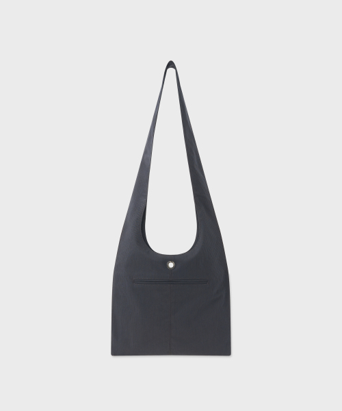 SUNLIT(サンリット)の「ファブリックツーポケットフラットバッグセット(チャコール)(メッセンジャーバッグ・レディース・その他・FREE)」の4枚目の写真
