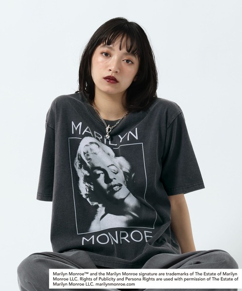 PAGEBOY(ページボーイ)の「【Marilyn Monroe】BIGフォトT(Tシャツ/カットソー・レディース・チャコールグレー/オフホワイト・FREE)」の11枚目の写真