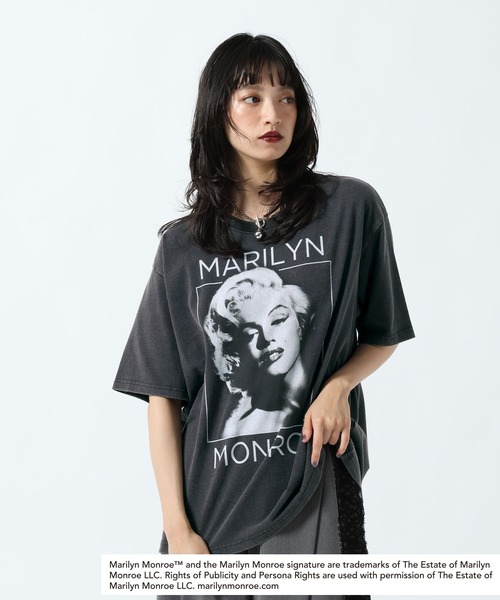 PAGEBOY(ページボーイ)の「【Marilyn Monroe】BIGフォトT(Tシャツ/カットソー・レディース・チャコールグレー/オフホワイト・FREE)」の14枚目の写真