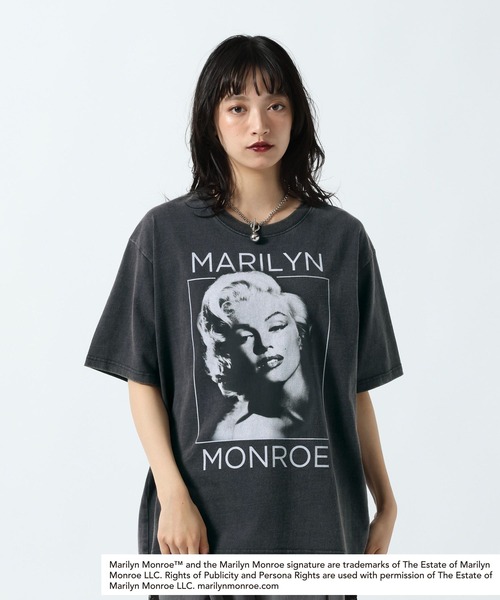 PAGEBOY(ページボーイ)の「【Marilyn Monroe】BIGフォトT(Tシャツ/カットソー・レディース・チャコールグレー/オフホワイト・FREE)」の16枚目の写真