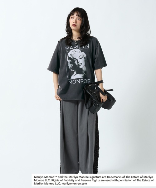 PAGEBOY(ページボーイ)の「【Marilyn Monroe】BIGフォトT(Tシャツ/カットソー・レディース・チャコールグレー/オフホワイト・FREE)」の19枚目の写真
