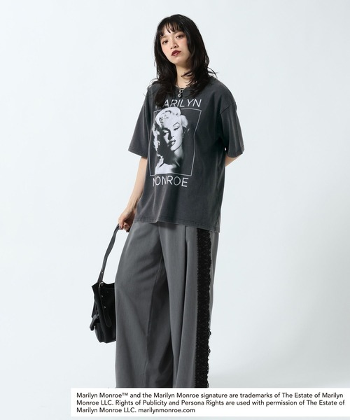 PAGEBOY(ページボーイ)の「【Marilyn Monroe】BIGフォトT(Tシャツ/カットソー・レディース・チャコールグレー/オフホワイト・FREE)」の20枚目の写真