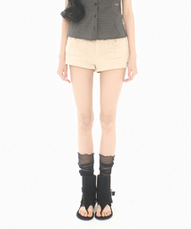 MIRECO（ミレコ）の「BUTTON POCKET SHORTS BEIGE（その他パンツ）」
