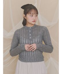 merry jenny | floral pointelle knit(ニット/セーター)