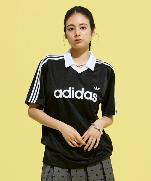 adidas(アディダス)の「アーカイブカラーエンジニアードジャージ / ジャージ / アディダスオリジナルス adidas Originals(Tシャツ/カットソー・メンズ・ブラック・X-SMALL/LARGE/MEDIUM/3XL/XX-SMALL/SMALL/X-LARGE/XX-LARGE)」の2枚目の写真