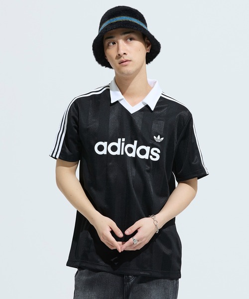 adidas(アディダス)の「アーカイブカラーエンジニアードジャージ / ジャージ / アディダスオリジナルス adidas Originals(Tシャツ/カットソー・メンズ・ブラック・X-SMALL/LARGE/MEDIUM/3XL/XX-SMALL/SMALL/X-LARGE/XX-LARGE)」の3枚目の写真