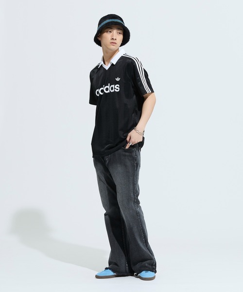 adidas(アディダス)の「アーカイブカラーエンジニアードジャージ / ジャージ / アディダスオリジナルス adidas Originals(Tシャツ/カットソー・メンズ・ブラック・X-SMALL/LARGE/MEDIUM/3XL/XX-SMALL/SMALL/X-LARGE/XX-LARGE)」の4枚目の写真