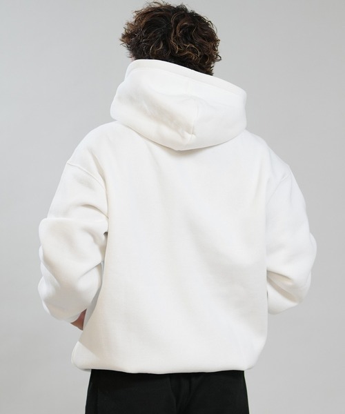 THRASHER(スラッシャー)の「【ムラサキスポーツ限定】THRASHER/スラッシャー ジップアップ パーカー 264TH1PK111(パーカー・メンズ・アイボリー/ヘザーグレー/ブラック・M/L/XL)」の5枚目の写真