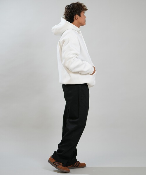 THRASHER(スラッシャー)の「【ムラサキスポーツ限定】THRASHER/スラッシャー ジップアップ パーカー 264TH1PK111(パーカー・メンズ・アイボリー/ヘザーグレー/ブラック・M/L/XL)」の9枚目の写真