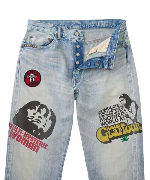 HYSTERIC GLAMOUR(ヒステリックグラマー)の「HYSTERIC DAYS 50’S XXストレートデニムパンツ(デニムパンツ・メンズ・ライトインディゴブルー・34inch/32inch/31inch/30inch/29inch/28inch)」の2枚目の写真