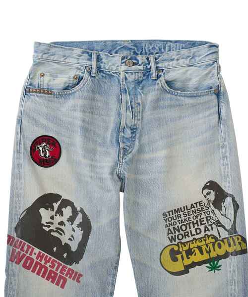 HYSTERIC GLAMOUR(ヒステリックグラマー)の「HYSTERIC DAYS 50’S XXストレートデニムパンツ(デニムパンツ・メンズ・ライトインディゴブルー・34inch/32inch/31inch/30inch/29inch/28inch)」の5枚目の写真