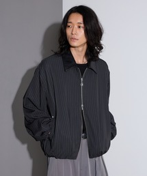 RAGEBLUE（レイジブルー）の「【LUXURY＋EASY】＜イージーケア＞FAKE LEATHER COLLAR BALLOON BLOUSON/ラグイージー襟レザーバルーンブルゾン（ブルゾン）」