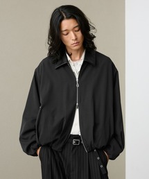 RAGEBLUE（レイジブルー）の「【LUXURY＋EASY】＜イージーケア＞FAKE LEATHER COLLAR BALLOON BLOUSON/ラグイージー襟レザーバルーンブルゾン（ブルゾン）」