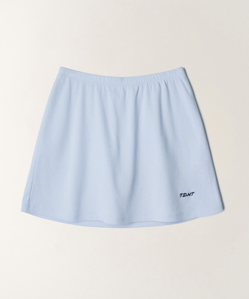 TTUDEMENT（トュードメント）の「50s EMBROIDERED MINI PANTSKIRT_LIGHT BLUE（スカート・レディース・その他・SMALL/MEDIUM）」の2枚目の写真